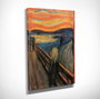 Wallity Cuadro Decorativo sobre Lienzo El Grito de Edvard Munch 30 x 40 cm